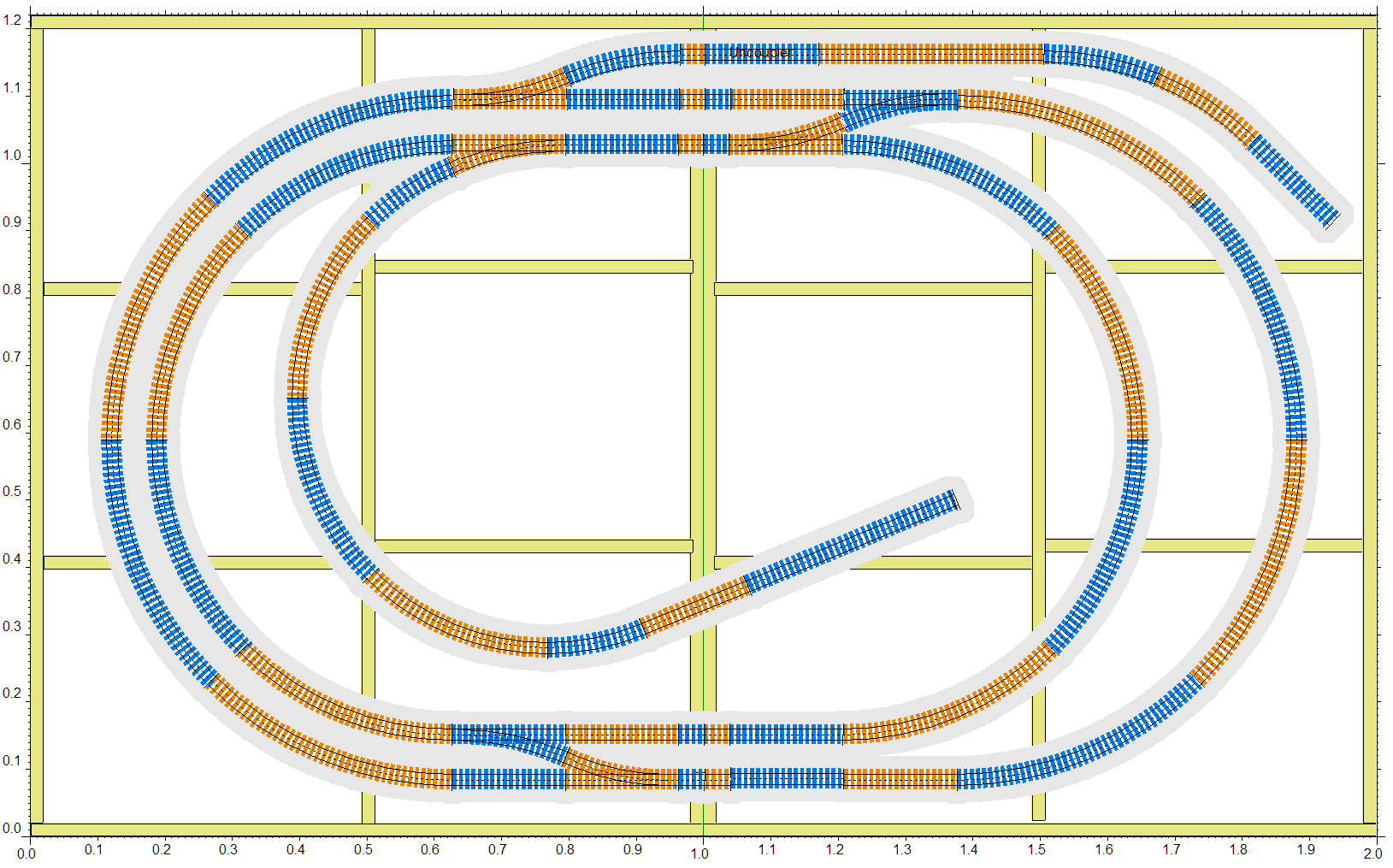 Track plan - see text
